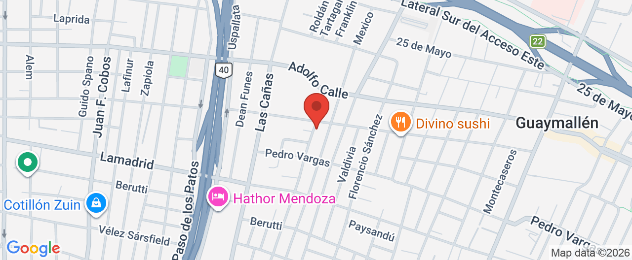 Mapa de la ubicación