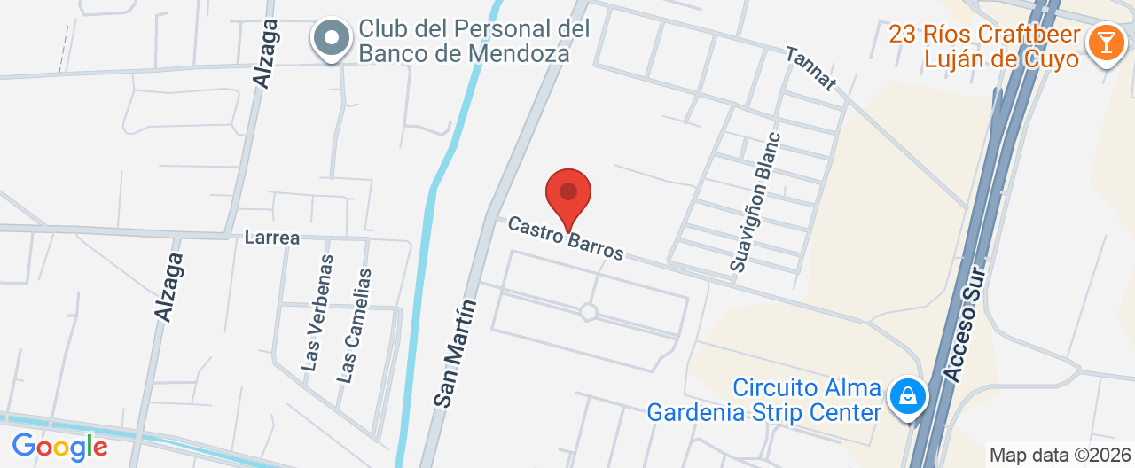 Mapa de la ubicación