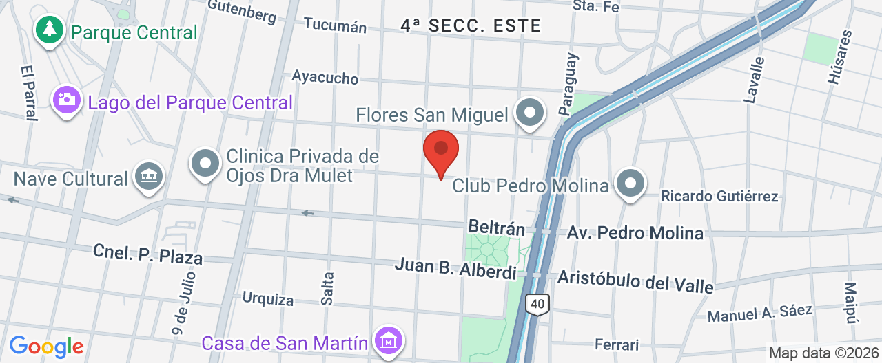 Mapa de la ubicación