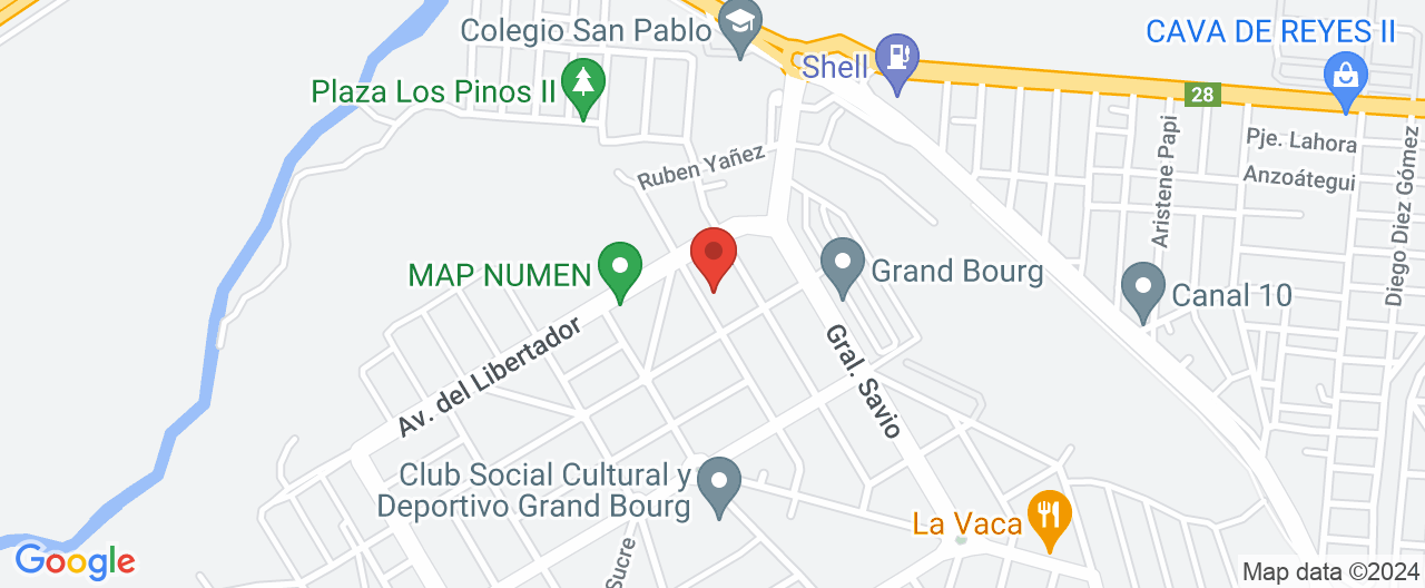 Mapa de la ubicación