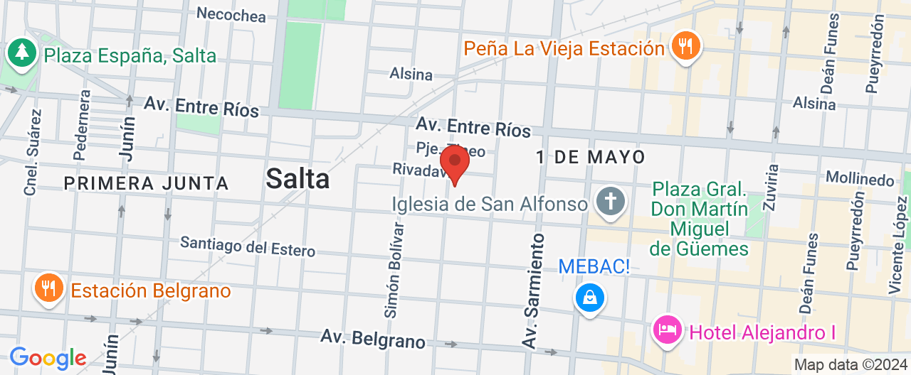 Mapa de la ubicación