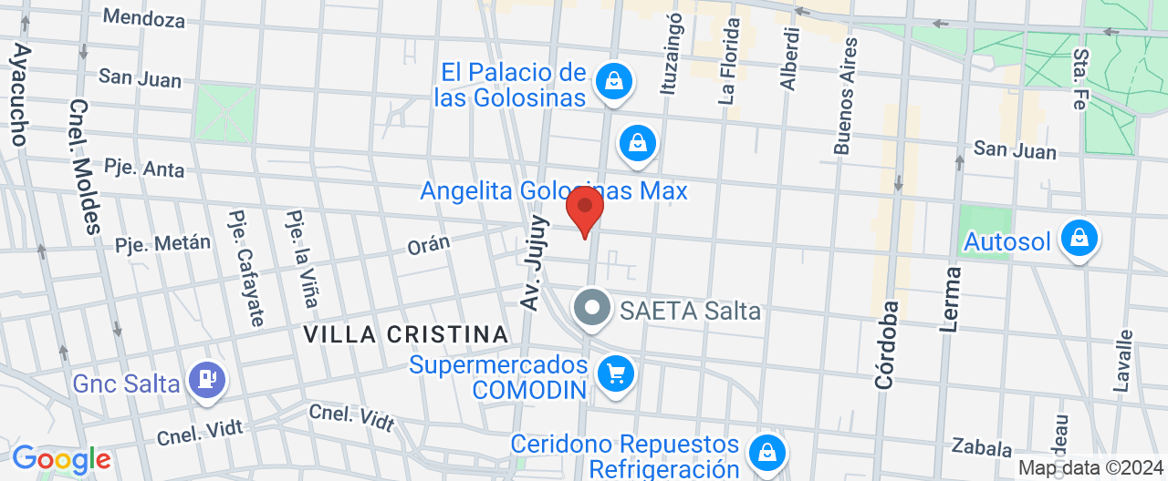 Mapa de la ubicación