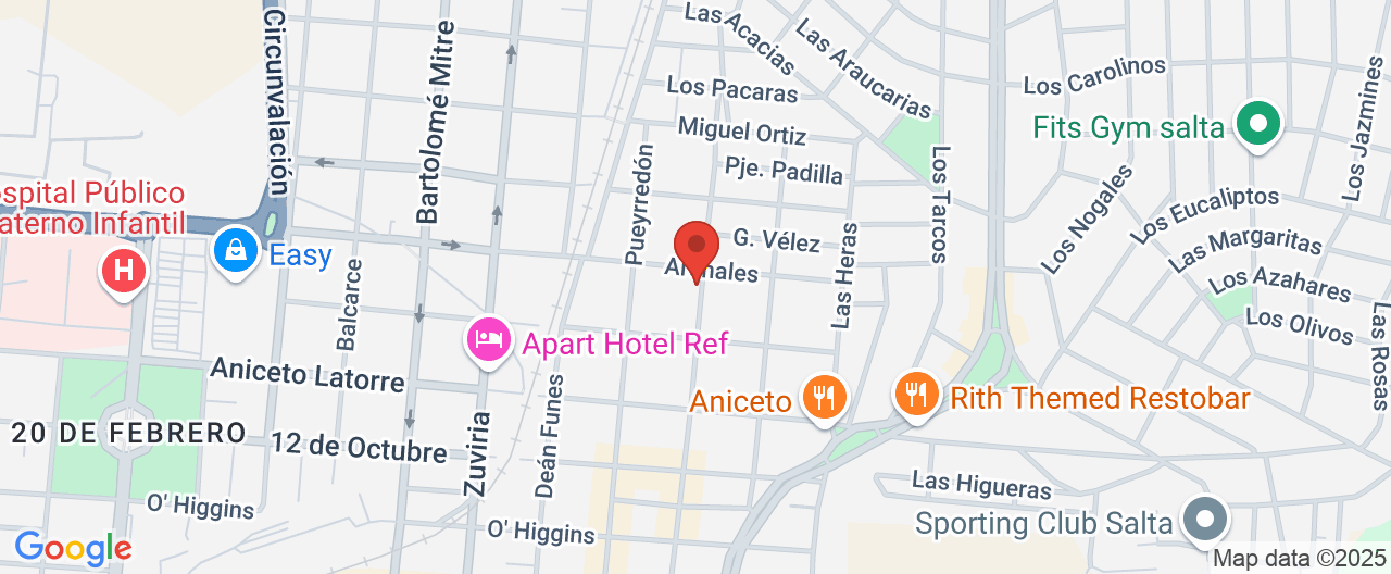 Mapa de la ubicación