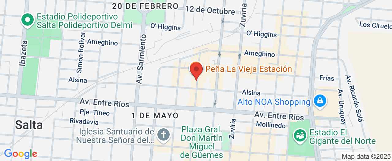 Mapa de la ubicación