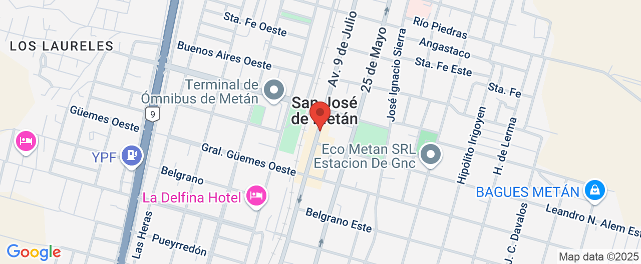 Mapa de la ubicación