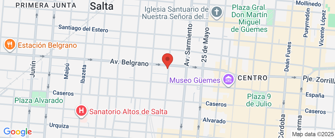 Mapa de la ubicación