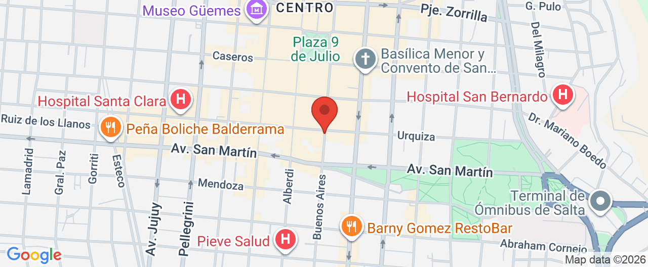 Mapa de la ubicación