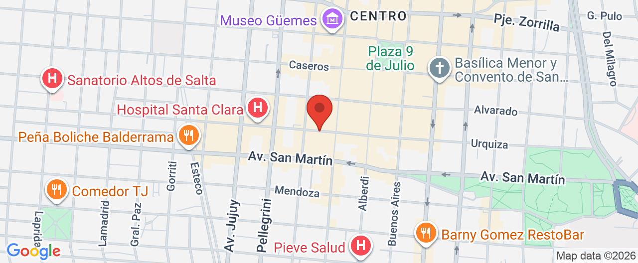 Mapa de la ubicación