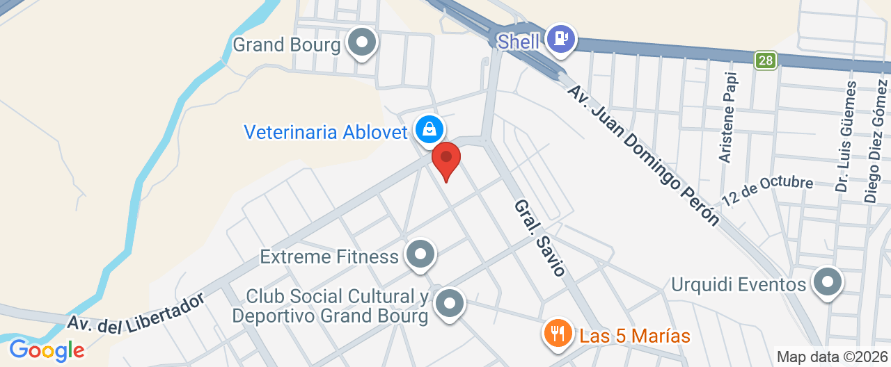 Mapa de la ubicación