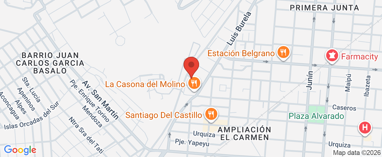 Mapa de la ubicación