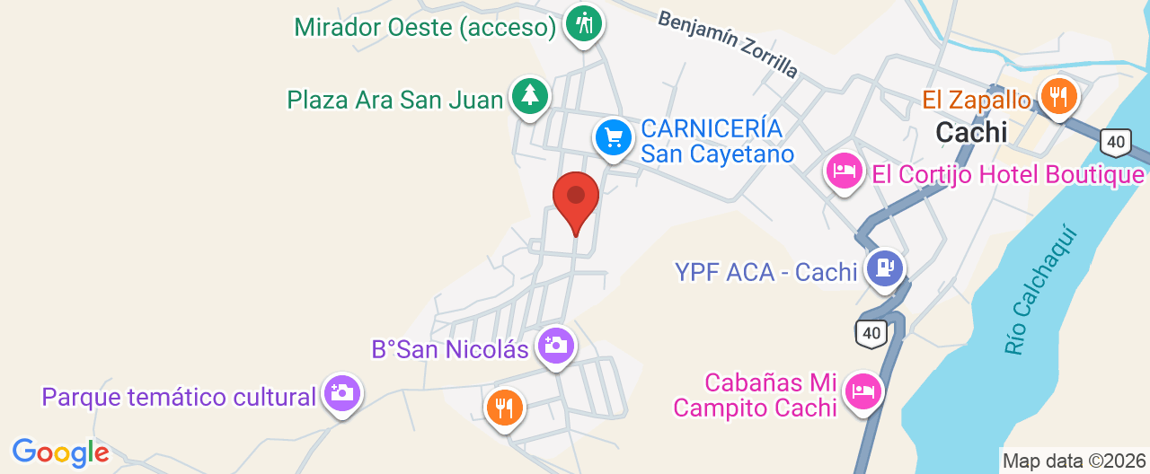 Mapa de la ubicación