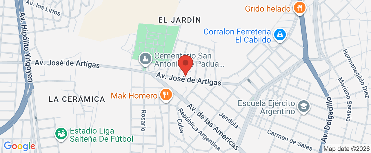 Mapa de la ubicación