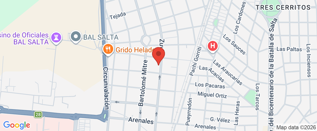 Mapa de la ubicación