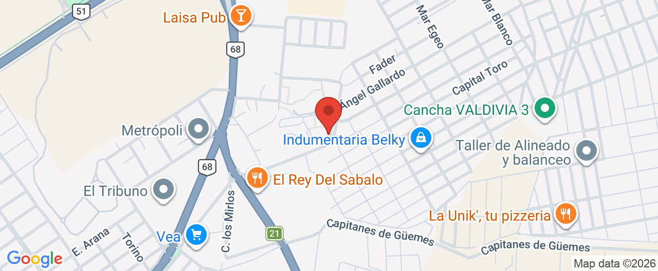 Mapa de la ubicación