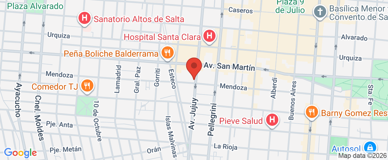 Mapa de la ubicación