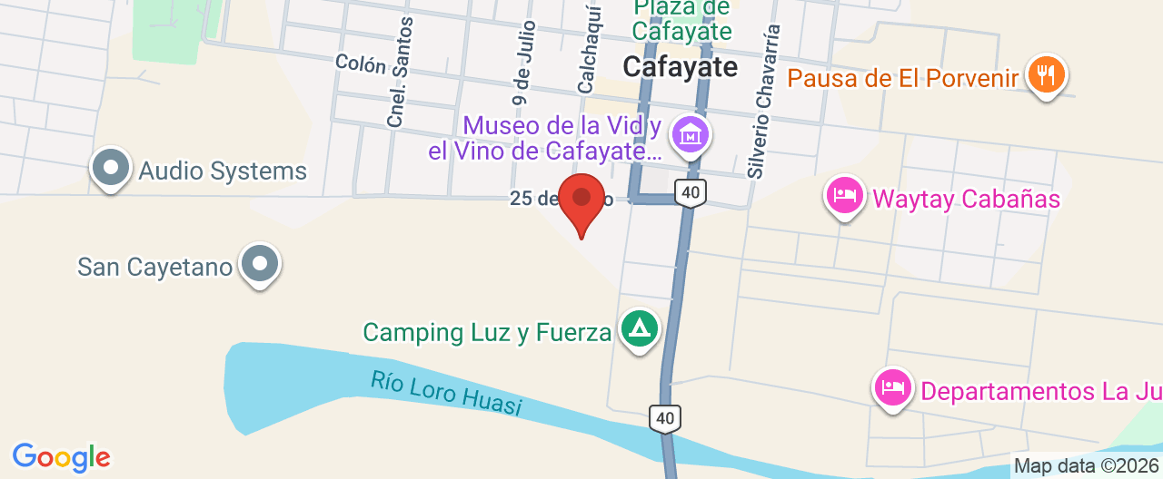 Mapa de la ubicación