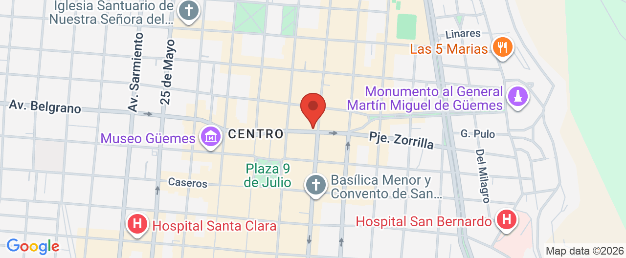 Mapa de la ubicación