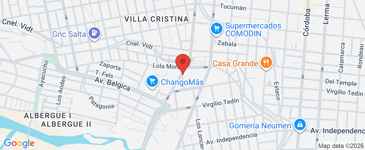 Mapa de la ubicación