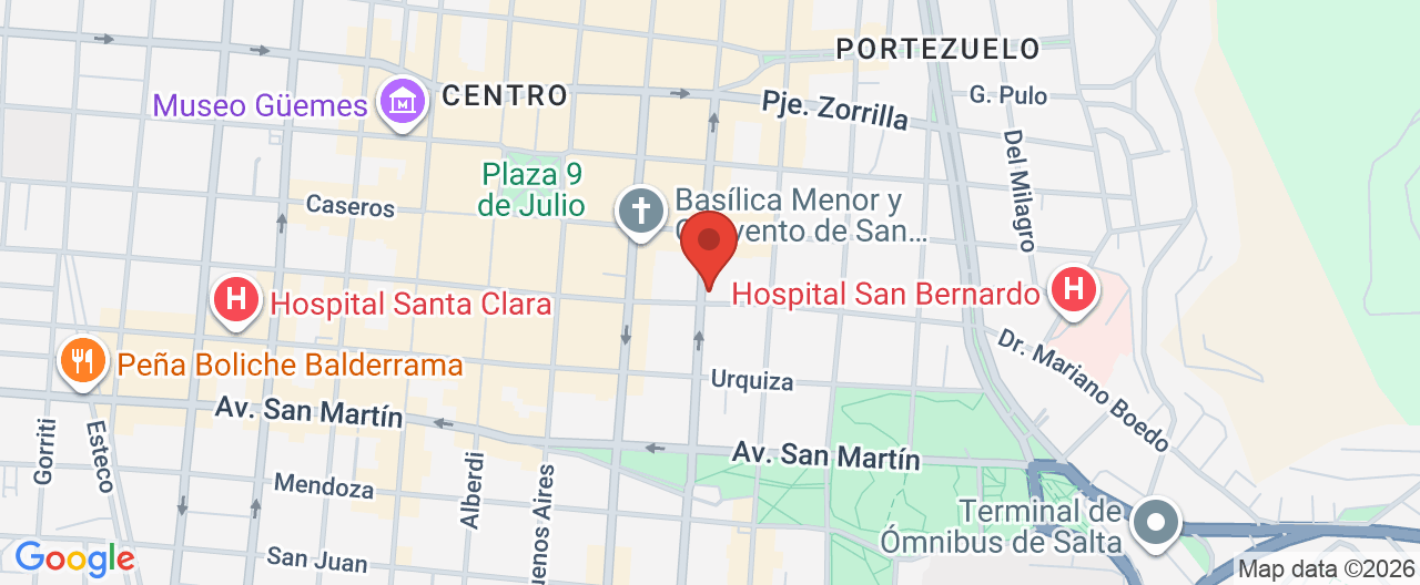 Mapa de la ubicación