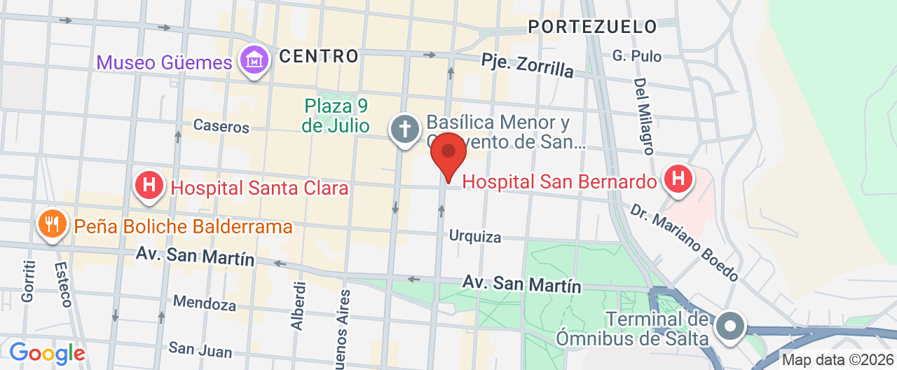 Mapa de la ubicación