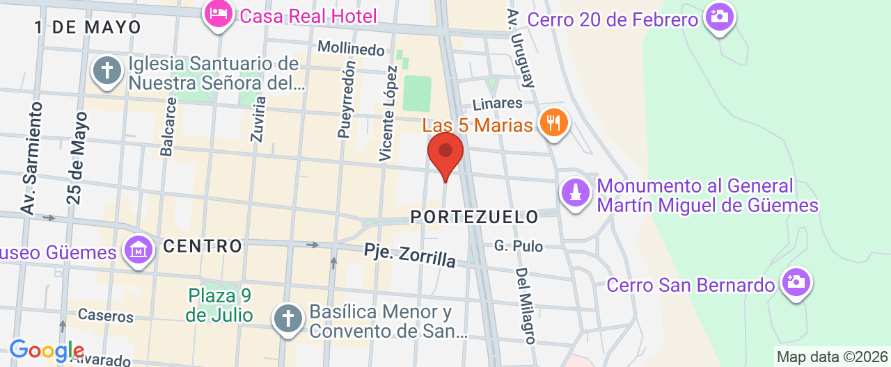 Mapa de la ubicación