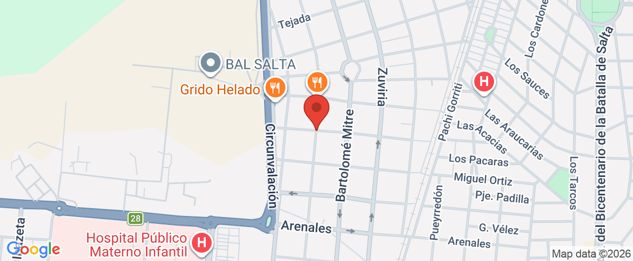Mapa de la ubicación