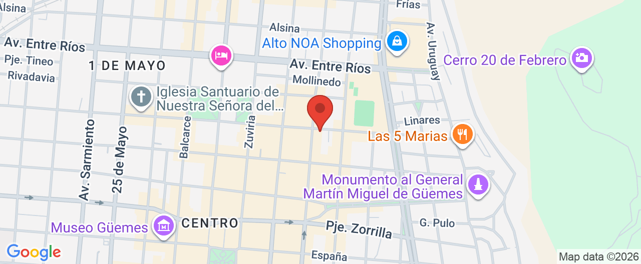 Mapa de la ubicación