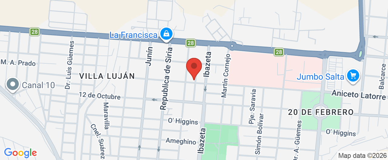 Mapa de la ubicación