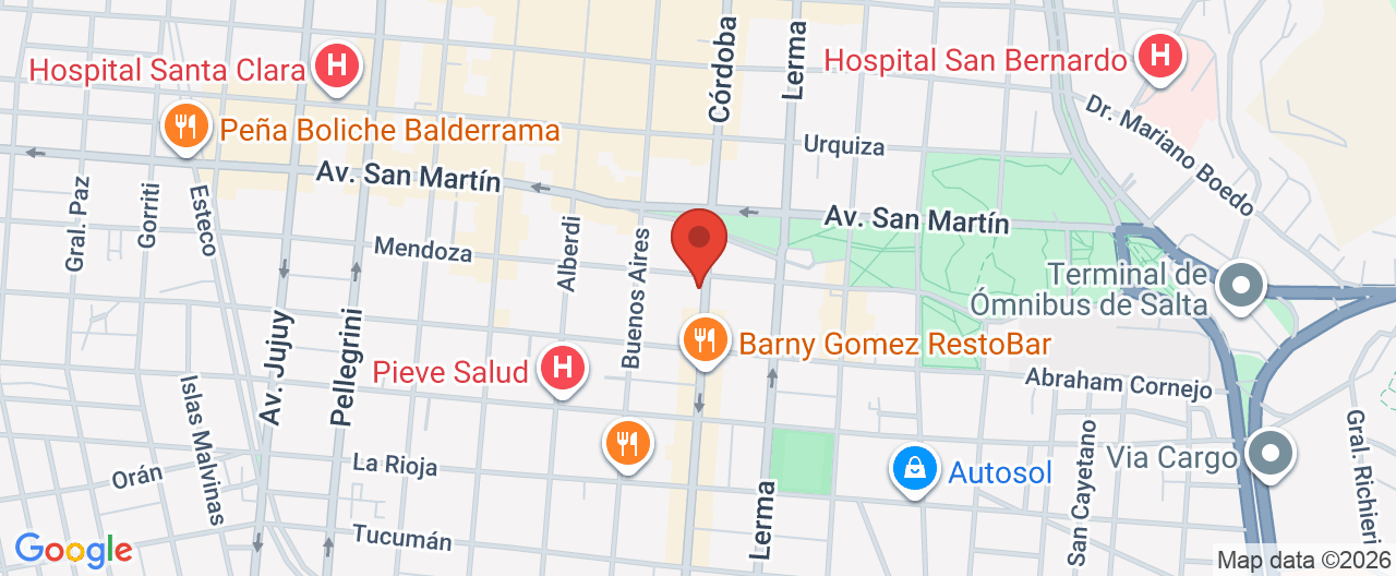 Mapa de la ubicación