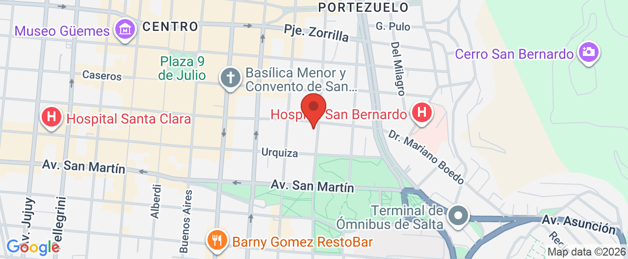 Mapa de la ubicación