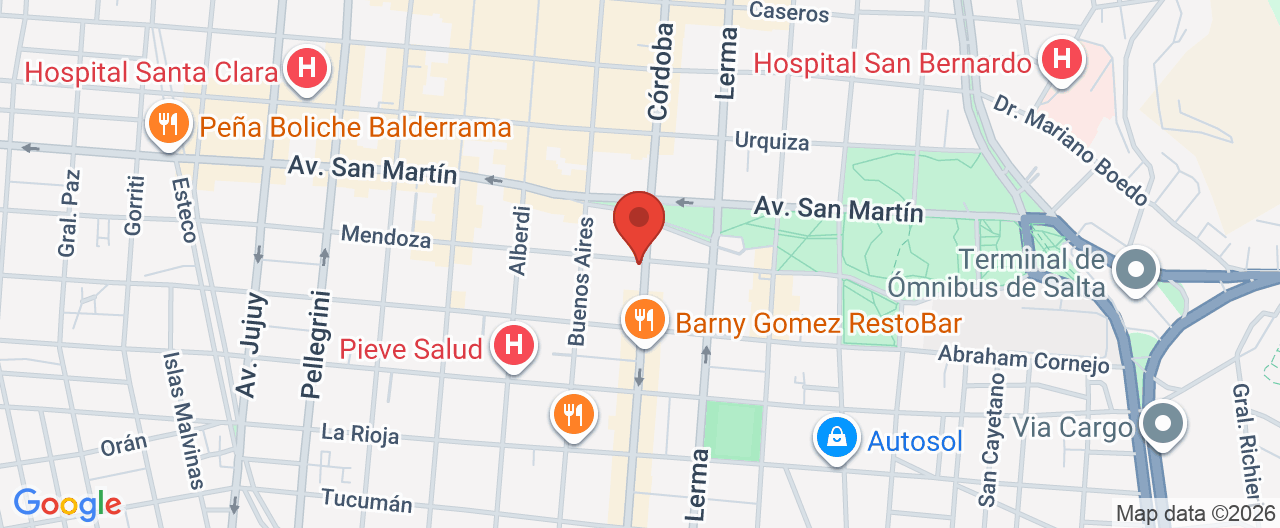 Mapa de la ubicación