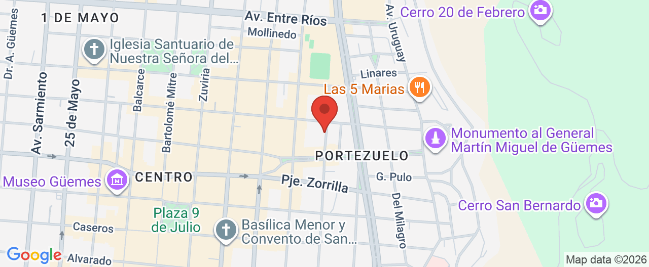Mapa de la ubicación