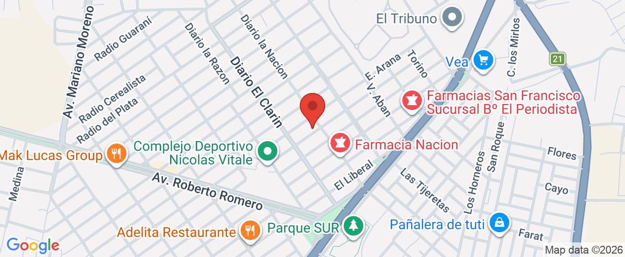 Mapa de la ubicación