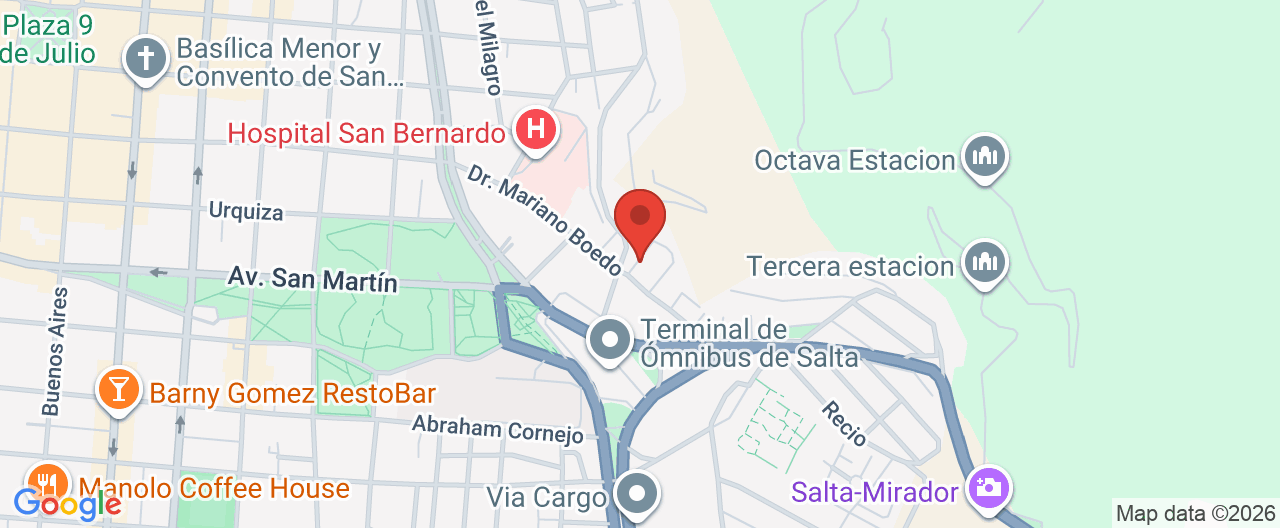 Mapa de la ubicación