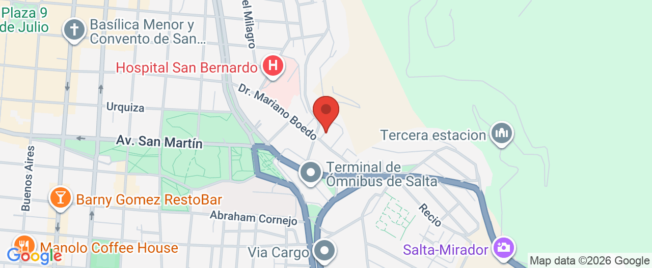 Mapa de la ubicación