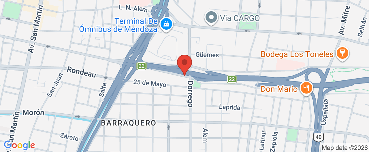 Mapa de la ubicación