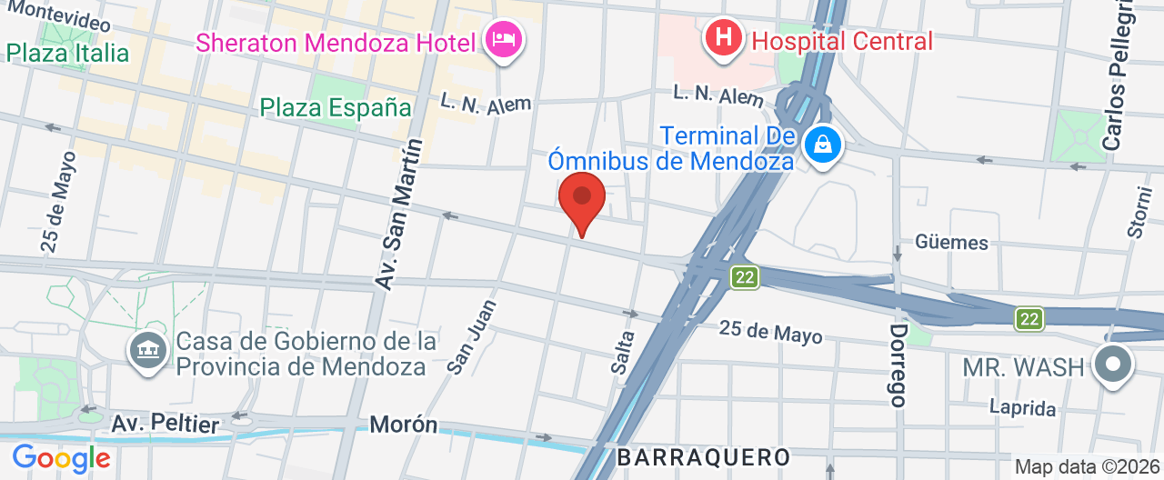 Mapa de la ubicación
