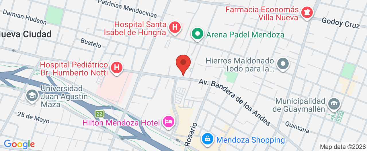 Mapa de la ubicación
