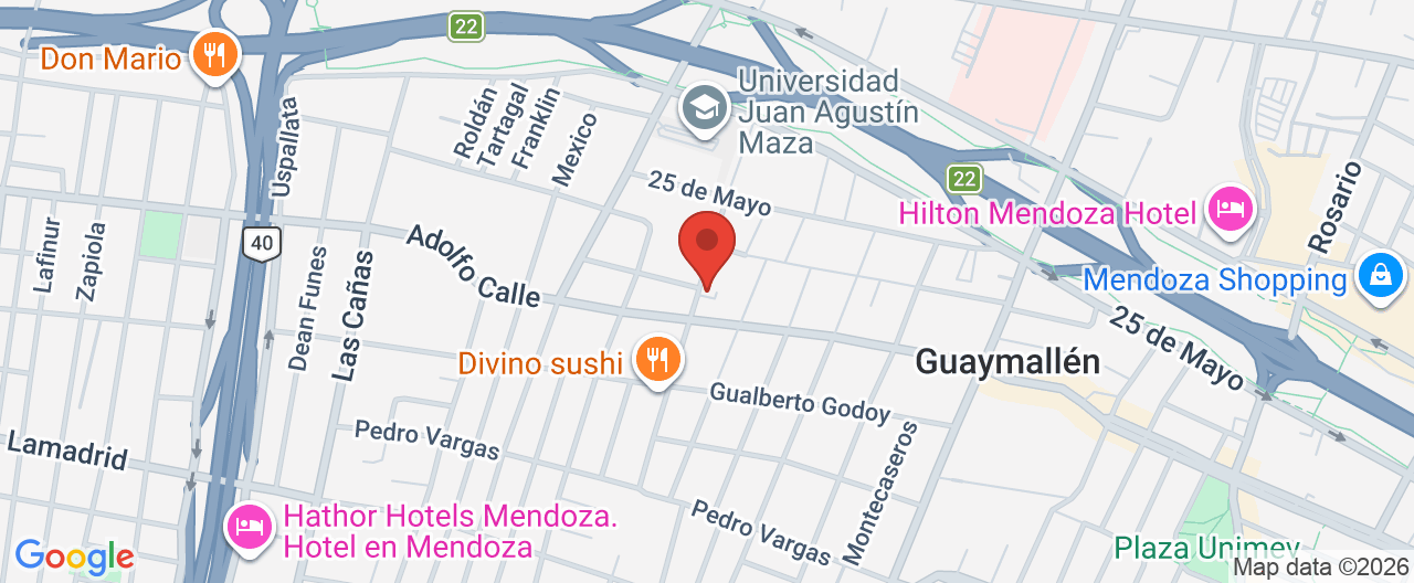 Mapa de la ubicación
