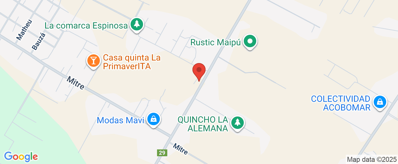 Mapa de la ubicación