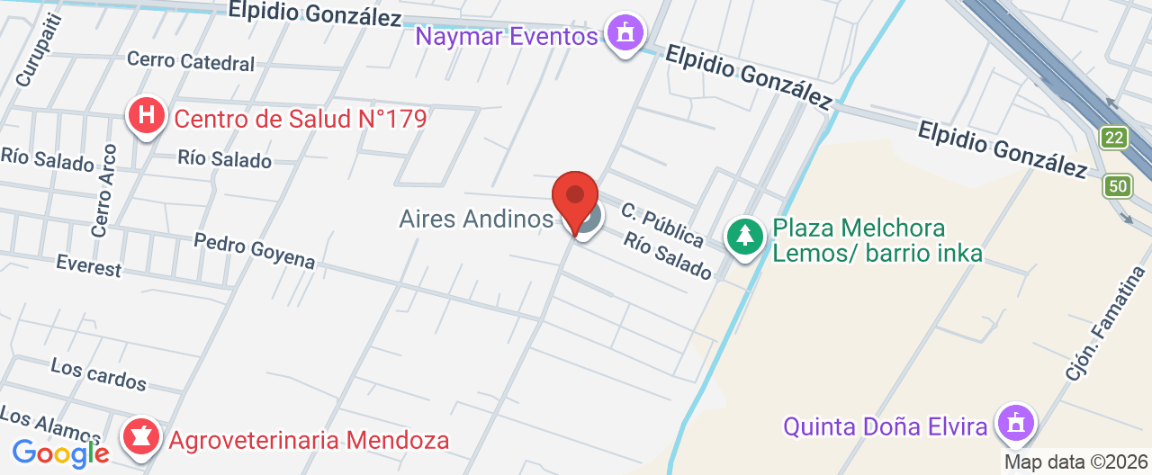 Mapa de la ubicación