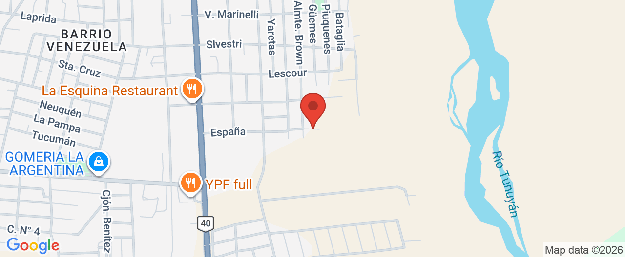 Mapa de la ubicación