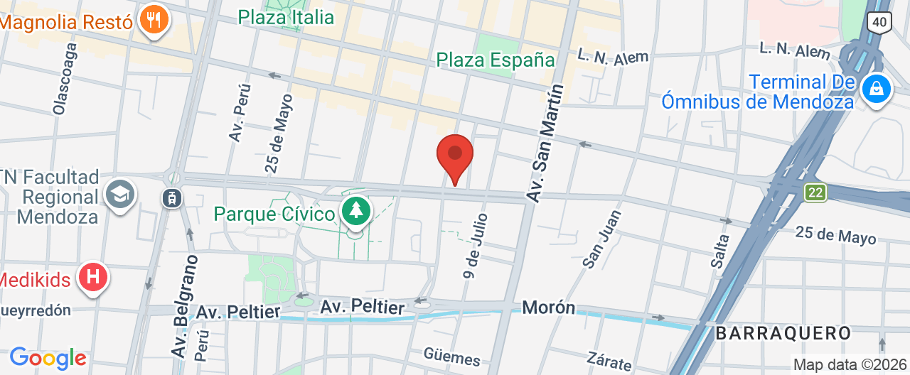 Mapa de la ubicación