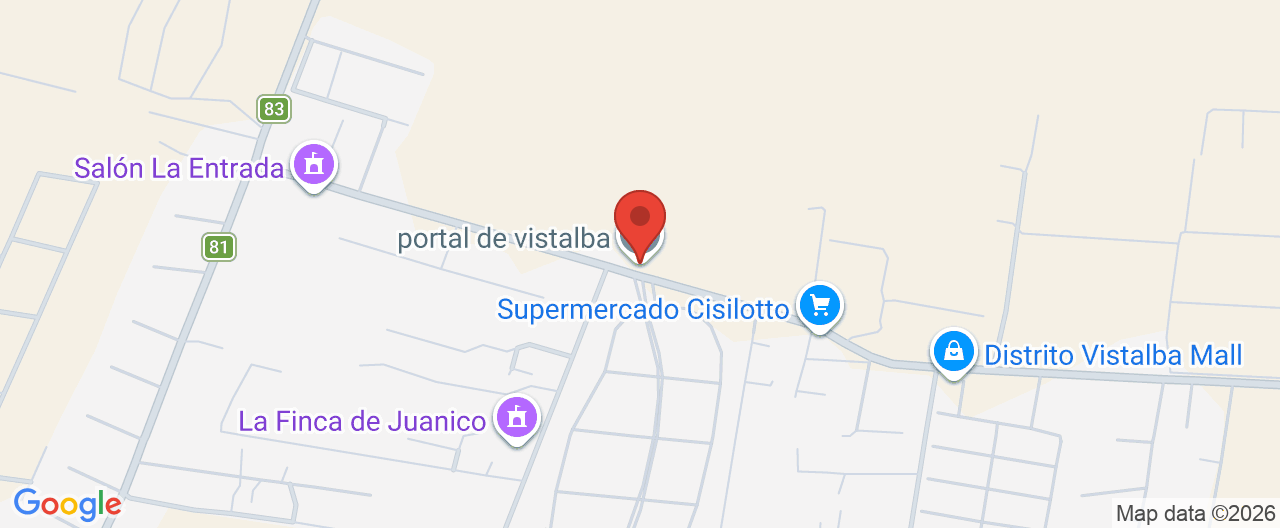 Mapa de la ubicación