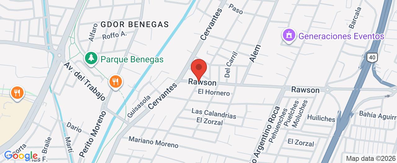 Mapa de la ubicación