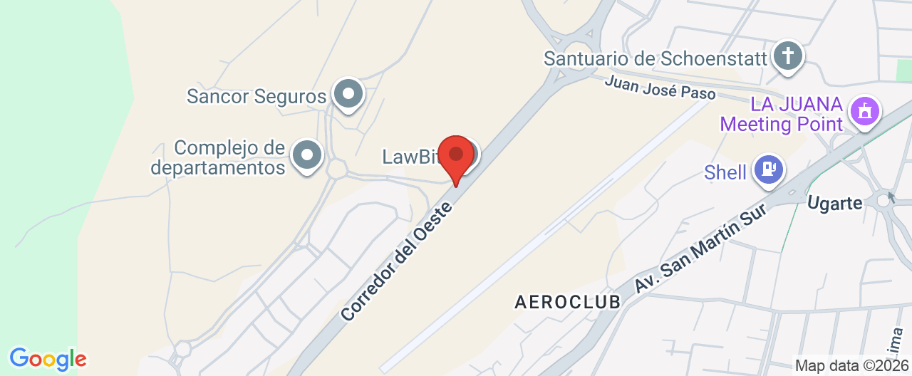 Mapa de la ubicación