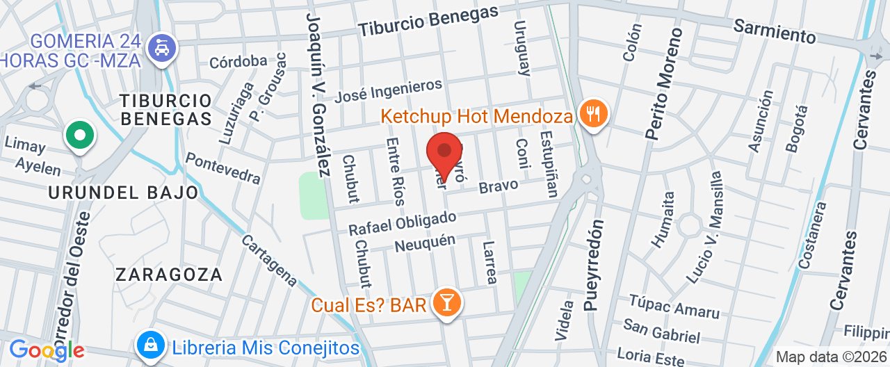 Mapa de la ubicación