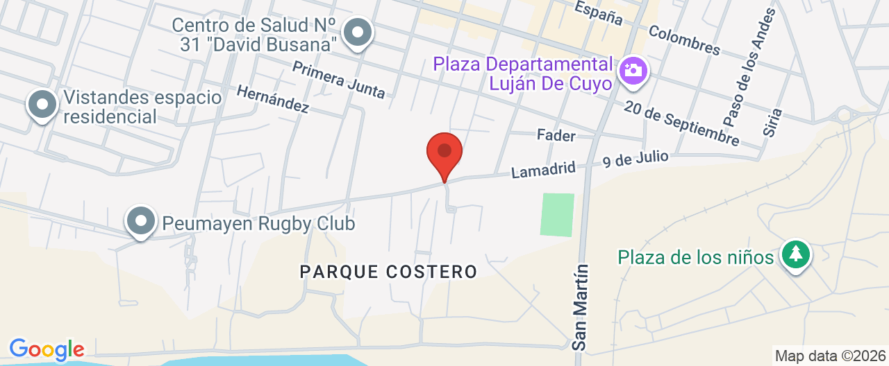 Mapa de la ubicación