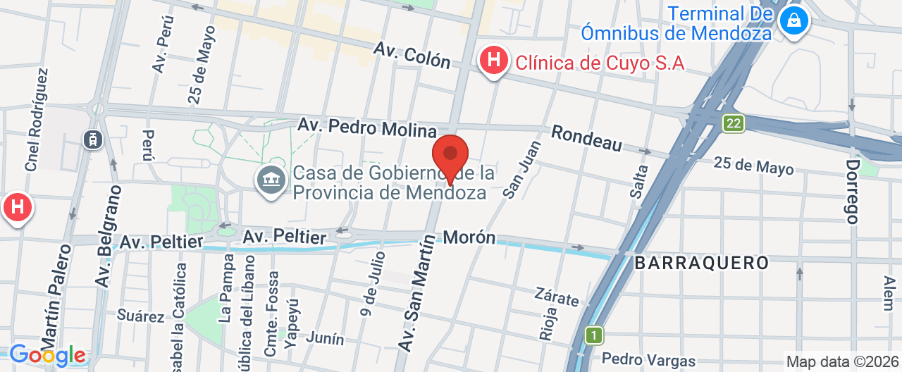 Mapa de la ubicación
