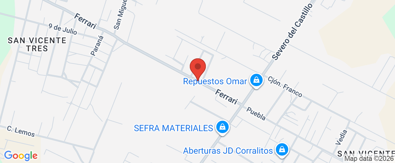 Mapa de la ubicación